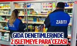 Gıda Denetimlerinde  2 İşletmeye Para Cezası