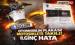 Isparta'da Trafik Cezasında İlginç Hata!