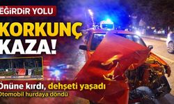 Eğirdir yolunda korkunç kaza!