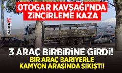 Otogar Kavşağı’nda Zincirleme Kaza