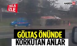Isparta Göltaş Önünde Yağışlı Hava Kazaya Neden Oldu