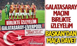 Galatasaray Maçını Birlikte İzleyelim