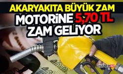 Akaryakıta büyük zam - Motorine zam geliyor