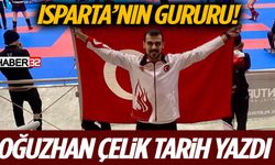 Isparta’ya uluslararası gurur: Oğuzhan Çelik dünya üçüncüsü oldu
