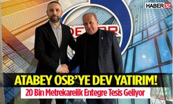 20 Bin Metrekarelik Entegre Tesis Geliyor