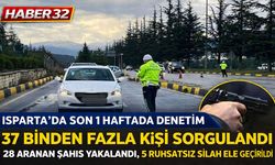 Isparta'da bir haftalık denetimlerde 28 aranan şahıs yakalandı