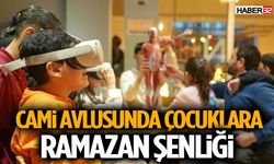 Teravih Sonrası Cami Avlusunda Çocuklara Ramazan Şenliği