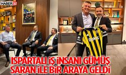 Ispartalı İş İnsanı Gümüş Saran İle Bir Araya Geldi
