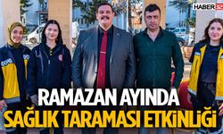 SDÜ Öğrencilerinden Ramazan Ayında Sağlık Taraması Etkinliği