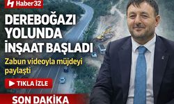 “Ya Allah Bismillah” Dedi… Dereboğazı Duble Yolunda Çalışmalar Başladı