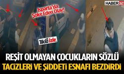 Reşit Olmayan Çocuklar  Esnafı Bezdirdi
