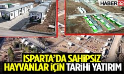 Isparta’da Sahipsiz Hayvanlar İçin Tarihi Yatırım!