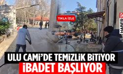 Isparta Belediyesi’nden Ulu Cami’de Temizlik Çalışması
