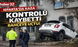 Kontrolü Kaybetti, Bahçeye Uçtu!