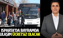 Isparta’da Bayramda Ulaşım Ücretsiz Olacak