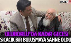 Uluborlu’da Kadir Gecesi Sıcacık Bir Buluşmaya Sahne Oldu