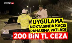 Uygulama noktasında 'dur' ihtarına uymadı, yakalanınca 'araçlar vardı yanaşamadım' dedi