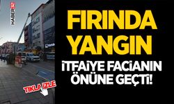 Fırında Yangın Paniği - İtfaiye Facianın Önüne Geçti!