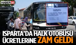 Isparta’da Halk Otobüsü Ücretlerine Zam Geldi
