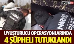Uyuşturucu Operasyonlarında 4 Şüpheli Tutuklandı