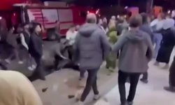 Kaza sonrası yaşanan kavga meydan savaşını aratmadı