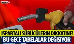 Ispartalı Sürücülerin Dikkatine! Bu Gece Tabelalar Değişiyor