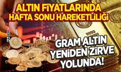 Altın Fiyatlarında Hafta Sonu Hareketliliği