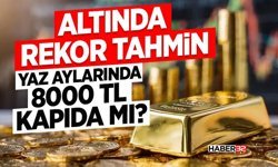 Altında Rekor Tahmin: Yaz Aylarında 8000 TL Kapıda