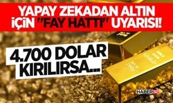 Yapay Zekadan Altın İçin "Fay Hattı" Uyarısı!