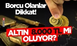 Altın 8.000 TL mi Oluyor?