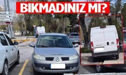 Sorumsuz Sürücülerin Araç Park Ettikleri Yer Tepki Çekti