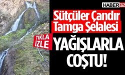 Sütçüler Çandır Tamga Şelalesi Yağışlarla Coştu!