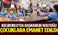 Keçiborlu’da Başkanlık Koltuğu Çocuklara Emanet Edildi