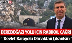 Dereboğazı Yolu İçin Radikal Çağrı: "Devlet Karayolu Olmaktan Çıkarılsın"