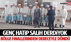 Genç Hatip Salih Derdiyok Bölge Finallerinden Dereceyle Döndü