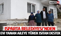 Isparta Belediyesi’nden Evi Yanan Akbay Ailesine Yeni Bir Başlangıç