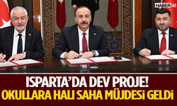Isparta’da Dev Proje! Okullara Halı Saha Müjdesi Geldi