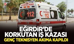 Akıma Kapılan Genç Teknisyen Yaralandı
