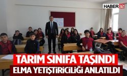 Ortaokul Öğrencilerine Elma Eğitimi! Modern Tarım Teknikleri Öğretildi