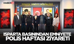 Isparta Basınından Emniyete "Polis Haftası" Ziyareti