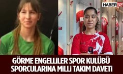 Isparta Görme Engelliler Spor Kulübü Sporcularına Millî Takım Daveti