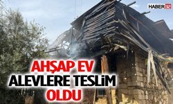 Bucak’ta Korkutan Yangın! Ahşap Ev Alevlere Teslim Oldu