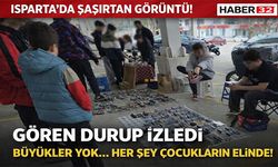 Isparta’da “Çocuk Pazarı” Renkli ve Eğitici Görüntülere Sahne Oldu