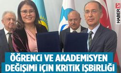 SDÜ ve Hoca Ahmet Yesevi Uluslararası Türk-Kazak Üniversitesi Arasında İşbirliği Protokolü İmzalandı