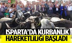 Isparta’da Kurbanlık Hareketliliği Başladı
