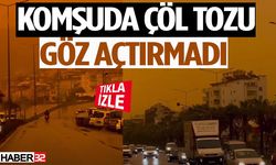 Komşuda Gökyüzü Toz Bulutuna Teslim Oldu