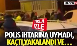 Polis İhtarına Uyumadı,Kaçtı Yakalandı Sonra Olanlar Oldu