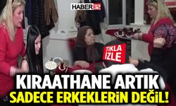 Evde Sıkılan Kadınlar Kıraathaneye Gelip Masa Oyunlarıyla Stres Atıyor