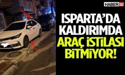 Isparta’da Kaldırımda Araç İstilası Bitmiyor!