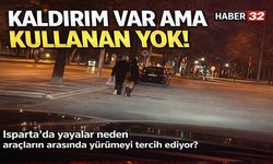 Kaldırım Var Ama Kullanan Yok!